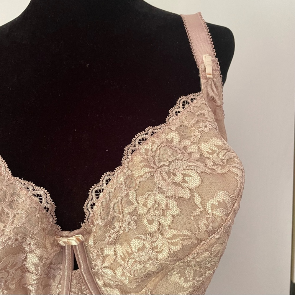 Pour Moi lace bra in blush size UK 32J